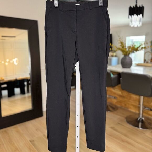 H&M Black Slim Fit Slacks, Size 6 - Picture 7 of 16